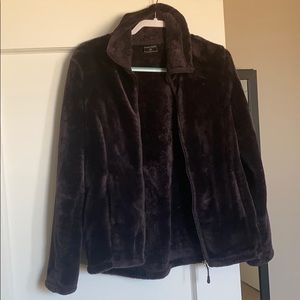 Dark Purple fleece jacket